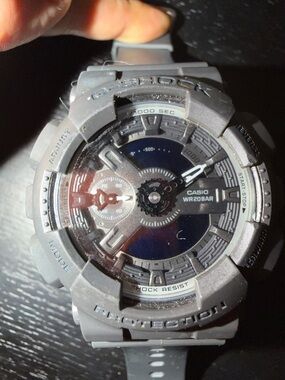 Casio G-Shock Gray Resin Analog-Digital Watch